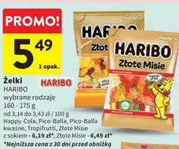 Intermarche Żelki Haribo wybrane rodzaje oferta