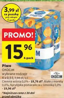 Intermarche Piwo Okocim oferta