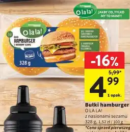Intermarche Bułki hamburger O LA LA! oferta