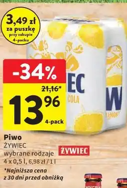 Intermarche Piwo Żywiec oferta