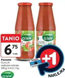 Intermarche Passata O LA LA! wybrane rodzaje oferta