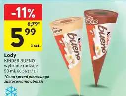 Intermarche Lody Kinder Bueno oferta