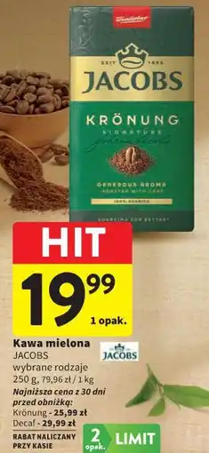 Intermarche Kawa mielona Jacobs oferta