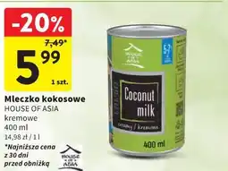 Intermarche Mleczko kokosowe HOUSE OF ASIA oferta