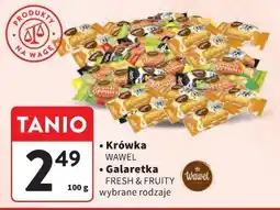 Intermarche Krówka / Galaretka Fresh & Fruity Wawel oferta