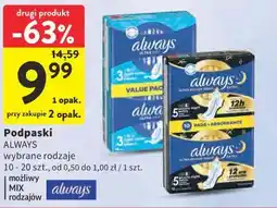 Intermarche Always Podpaski oferta