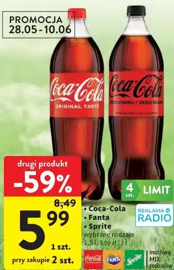 Intermarche Coca-Cola / Fanta / Sprite oferta