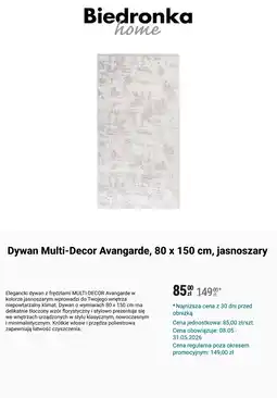 Biedronka Dywan Multi-Decor Awangardę, 80 x 150 cm oferta