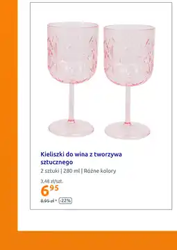 Action Kieliszki do wina z tworzywa sztucznego oferta