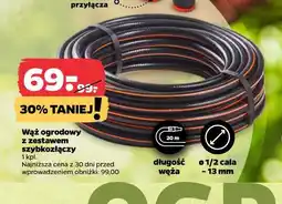 Netto Wąż ogrodowy z zestawem szybkozłączy BLACK+DECKER oferta