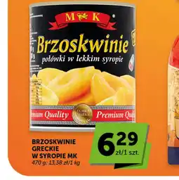 Groszek Mk Brzoskwinie greckie w syropie oferta
