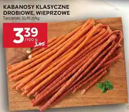 Stokrotka Kabanosy klasyczne drobiowe, wieprzowe oferta
