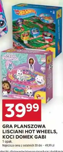 Stokrotka Gra planszowa Lisciani Hot Wheels, Koci Domek Gabi oferta