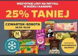 Netto Lody na patyku, w rożku i kanapki oferta