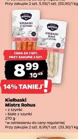 Netto Kiełbaski Mistrz Rohus ( z szynki, białe z szynki) oferta