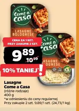 Netto Lasagne Come a Casa (różne rodzaje) oferta
