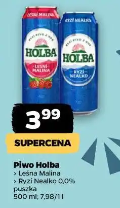 Netto Piwo Holba Leśna Malina Ryzí Nealko 0,0% oferta