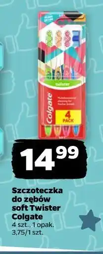 Netto Szczoteczka do zębów soft Twister Colgate oferta