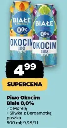 Netto Piwo Okocim Białe 0,0% z Morelłą Śliwka z Bergamotką oferta