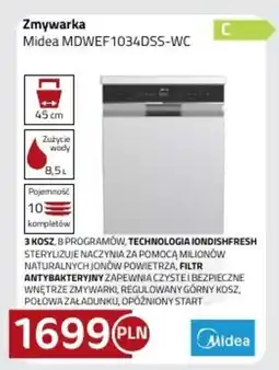 Kakto Midea Zmywarka MDWEF1034DSS-WC oferta