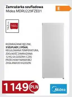 Kakto Midea Zamrażarka szufladowa MDRU229FZE01 oferta