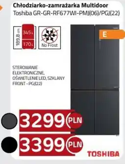 Kakto Toshiba Chłodziarko-zamrażarka Multidoor GR-GR-RF677WI-PMJ 06 /pgj 22 oferta