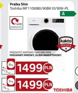 Kakto Toshiba Pralka Slim MF110W80/90BA10/WW-PL oferta