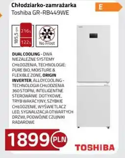Kakto Toshiba Chłodziarko-zamrażarka GR-RB449WE oferta