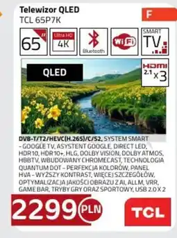 Kakto Tcl Telewizor QLED 65P7K oferta