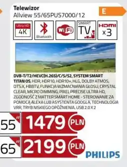 Kakto Philips Telewizor Allview 55/65PUS7000/12 oferta