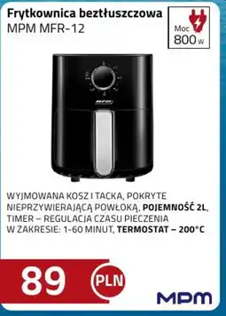 Kakto Mpm Frytkownica beztłuszczowa MFR-12 oferta