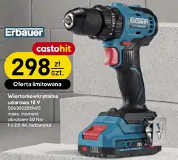 Castorama Erbauer Wiertarkowkrętarka udarowa 18 V oferta