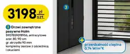 Castorama Drzwi zewnętrzne pasywne Holm oferta