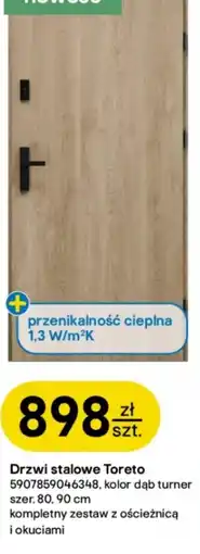 Castorama Drzwi stalowe Toreto oferta