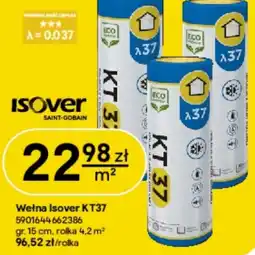 Castorama Isover Wełna KT37 oferta