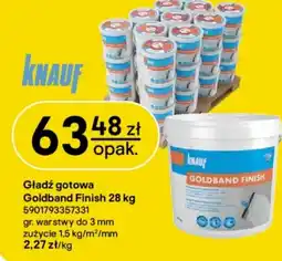 Castorama Knauf Gładź gotowa Goldband Finish oferta