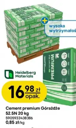 Castorama Heidelberg Materials Cement premium Górażdże 52.5N oferta