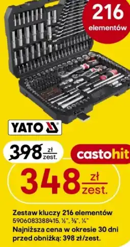 Castorama Yato Zestaw kluczy 216 elementów oferta
