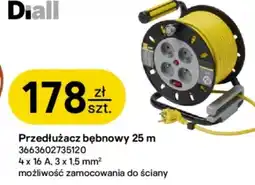 Castorama Diall Przedłużacz bębnowy oferta
