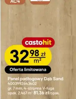 Castorama Panel podłogowy Dąb Sand oferta