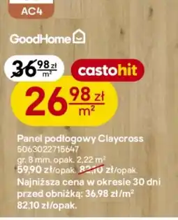 Castorama GoodHome Panel podłogowy Claycross oferta