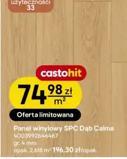 Castorama Panel winylowy spc Dąb Calma oferta