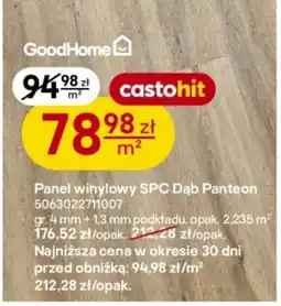 Castorama GoodHome Panel winylowy spc Dąb Panteon oferta