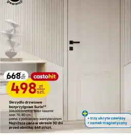 Castorama Skrzydło drzwiowe bezprzylgowe Surin oferta