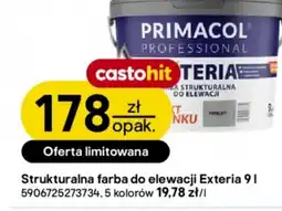 Castorama Primacol Strukturalna farba do elewacji Exteria oferta