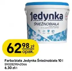 Castorama Jedynka Farba biała Śnieżnobiała oferta