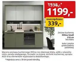 Black Red White Zestaw kuchenny Milino Small 210 cm bez blatu oferta