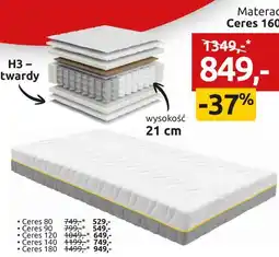 Black Red White Materac Ceres 160 oferta
