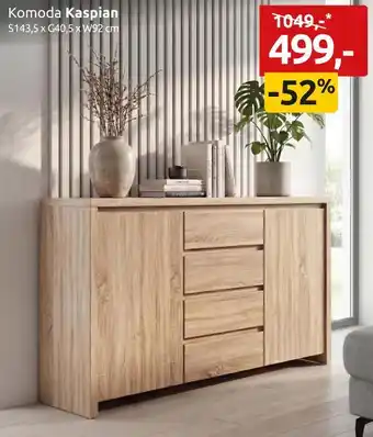 Black Red White Komoda Kaspian oferta
