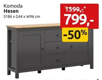 Black Red White Komoda Hesen oferta